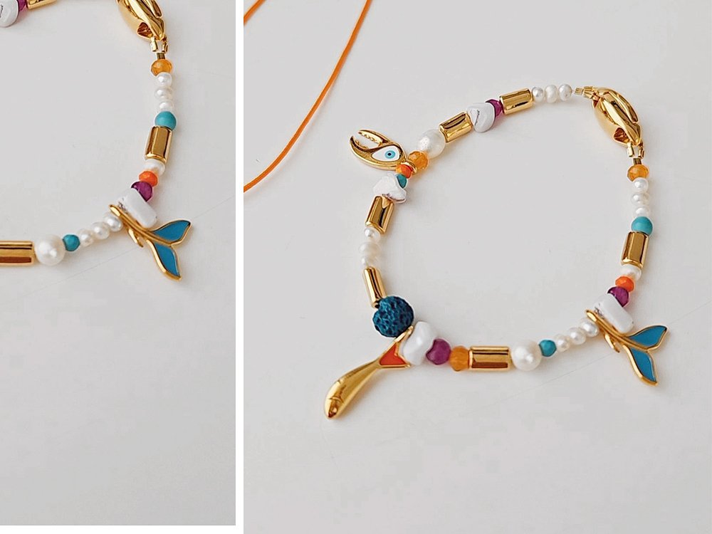 Bracelet with Sea Elements