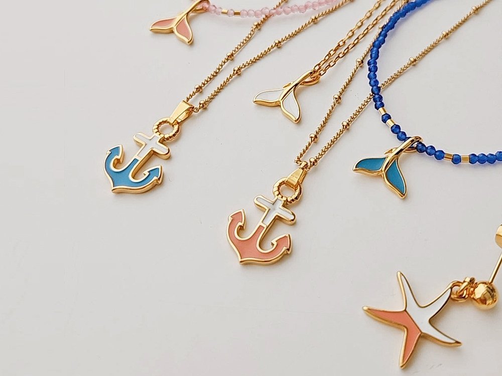 Starfish, Anchors & Mermaid Tails Pendants