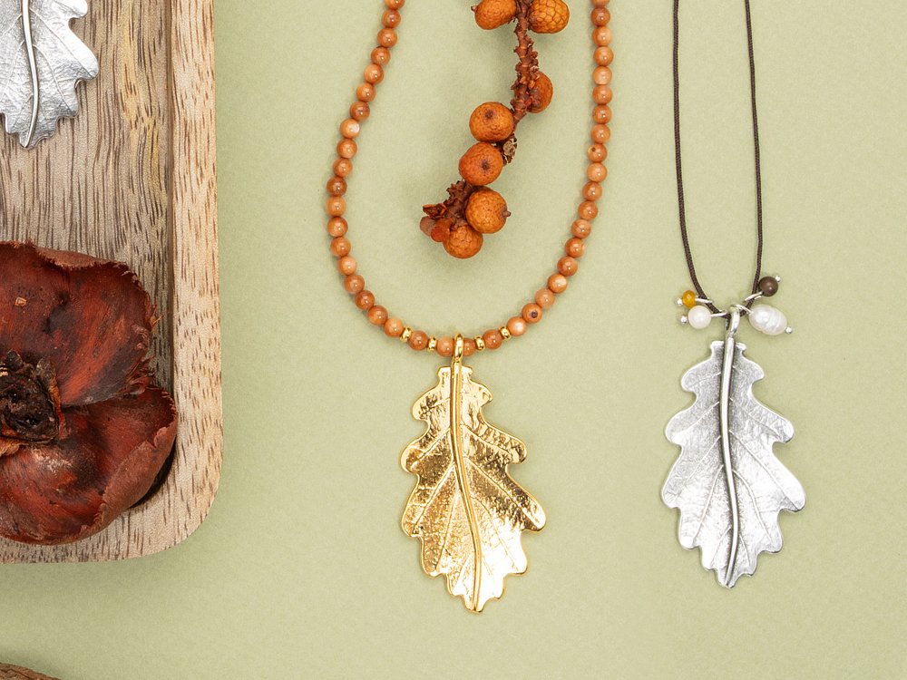 Fall leaf-shaped elements