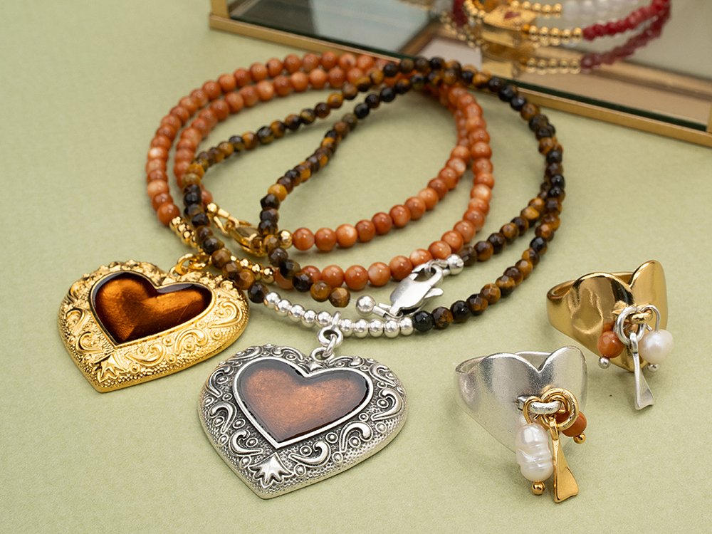 Heart-shaped designs