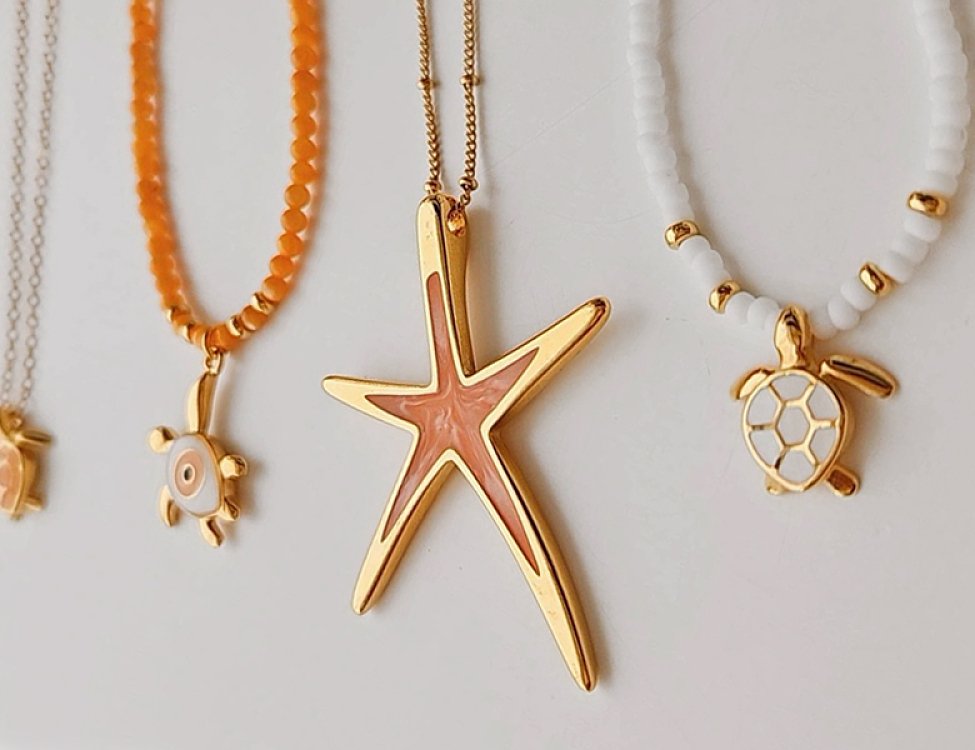 Starfish & Turtles Pendants