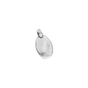 Oval motif hammered 12mm Φ1.5mm