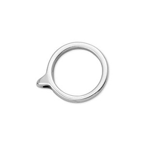Κρίκος τμήμα 1 κουμπώματος με κρικάκι για 1.5mm