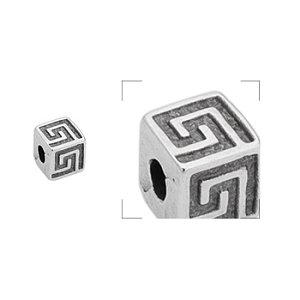 Χάντρα κύβος Μαίανδρος Φ2mm