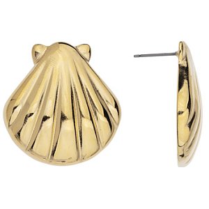 Σκουλαρίκι κοχύλι με pin τιτανίου