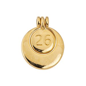 Circle pendant No.26 for 2.5mm cord