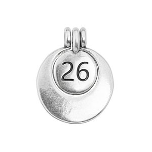 Circle pendant No.26 for 2.5mm cord