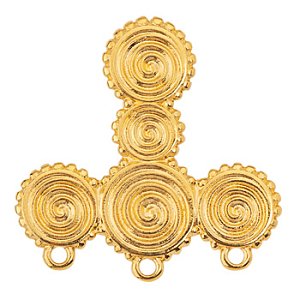 Earring with titanium pin