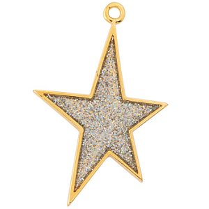 Colgante de estrella para cordón de 2,5 mm