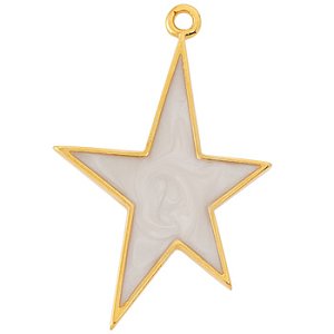 Colgante de estrella para cordón de 2,5 mm