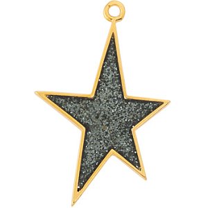 Colgante de estrella para cordón de 2,5 mm