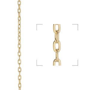 Αλυσίδα ορειχ. 1,6x2mm