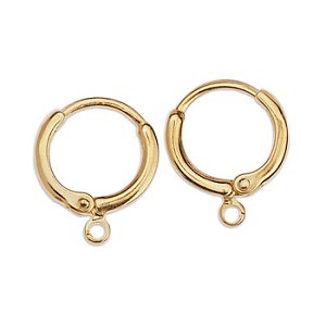 Κρίκος ορειχ. για σκουλαρίκι με κρικάκι