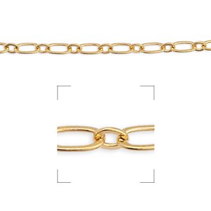 Αλυσίδα ορειχ. οβάλ links 4.5x2.4mm