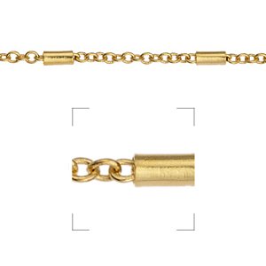 Αλυσίδα ορειχ. με κυλίνδρους