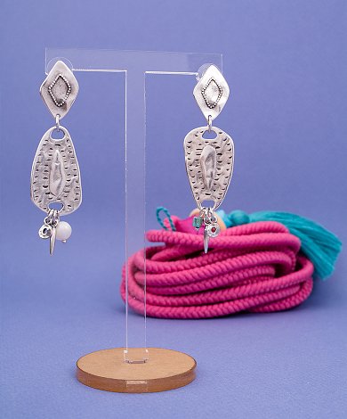 σκουλαρίκια με μεταλλικά zamak εξαρτήματα κοσμημάτων χονδρική για επαγγελματίες