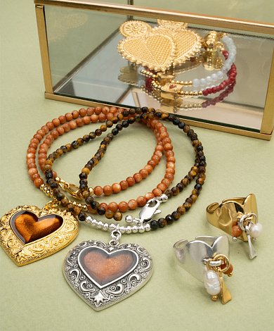 zamak jewelry components wholesale heart motif