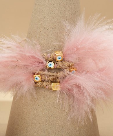 Pastel ροζ μαρτυρικά βάπτισης με φτερά και χρυσά charms - χονδρική components μαρτυρικών