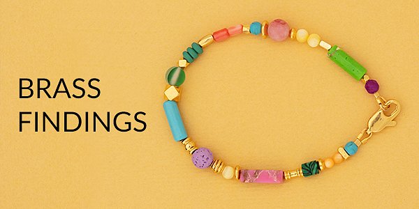 brass spacer beads for jewelry making
